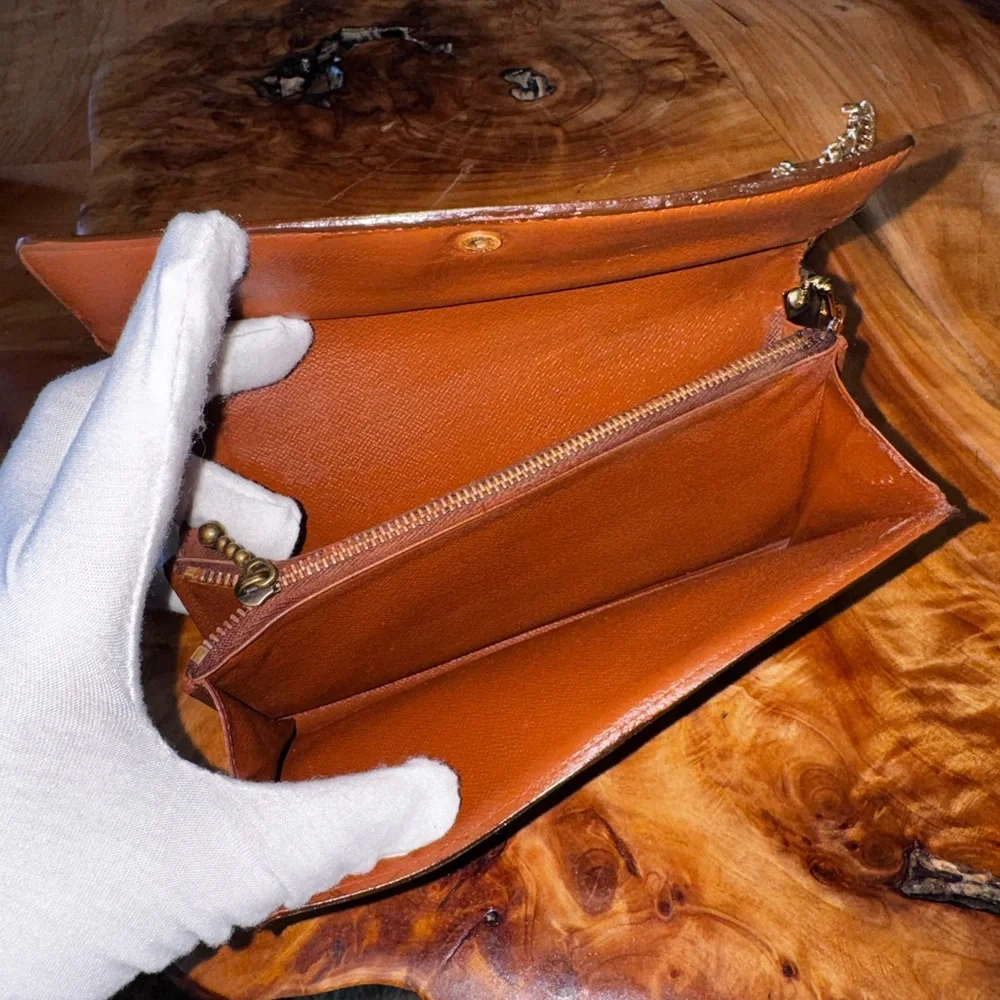 Louis Vuitton vintage 1996 Sarah monogram wallet converted Crossbody - Picture 9 of 17